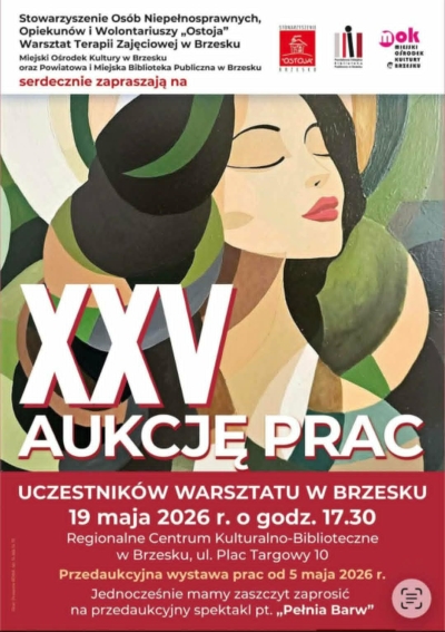 XXV Aukcja Prac Uczestników Warsztatu Terapii Zajęciowej w Brzesku