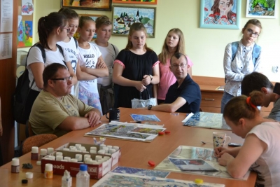 WIZYTA UCZNIÓW SZKOŁY PODSTAWOWEJ NR 3 NA NASZYM WARSZTACIE 12