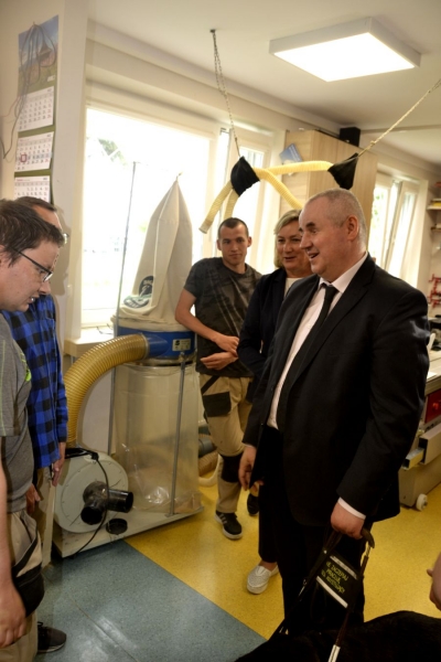 WIZYTA MINISTRA PAWŁA WDÓWIKA W NASZYM WARSZTACIE 19