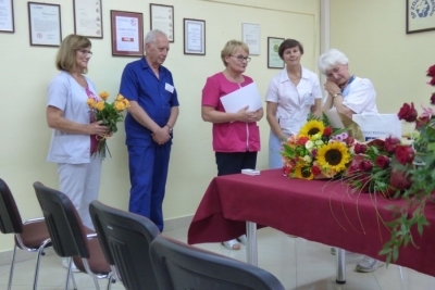 POŻEGNANIE LEK. MED. MARII KĘDZIORY W SZPITALU ZOZ W BRZESKU 2