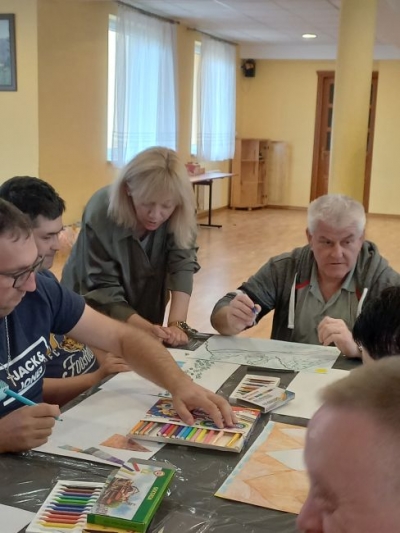 XII Małopolski Plener Form Twórczych Osób Niepełnosprawnych "Magia Gór - Beskidy 2022" - IV dzień 6