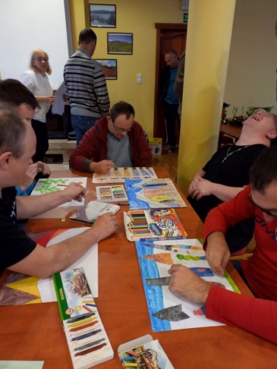 XII Małopolski Plener Form Twórczych Osób Niepełnosprawnych "Magia Gór - Beskidy 2022" - IV dzień 176